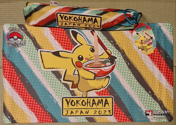 2023 Pokemon World Championships Yokohama Playmat Ramen Pikachu