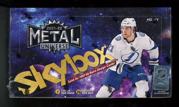 2021-22 Metal Universe Skybox Hockey Hobby Box Pack