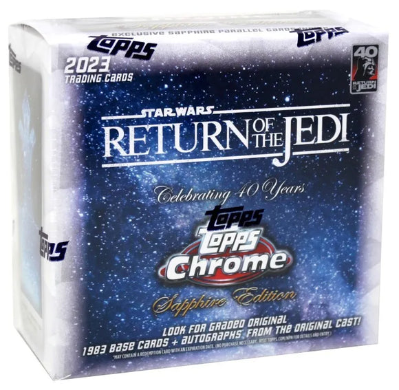 2023 Star Wars Return Of The Jedi Sapphire Edition Box